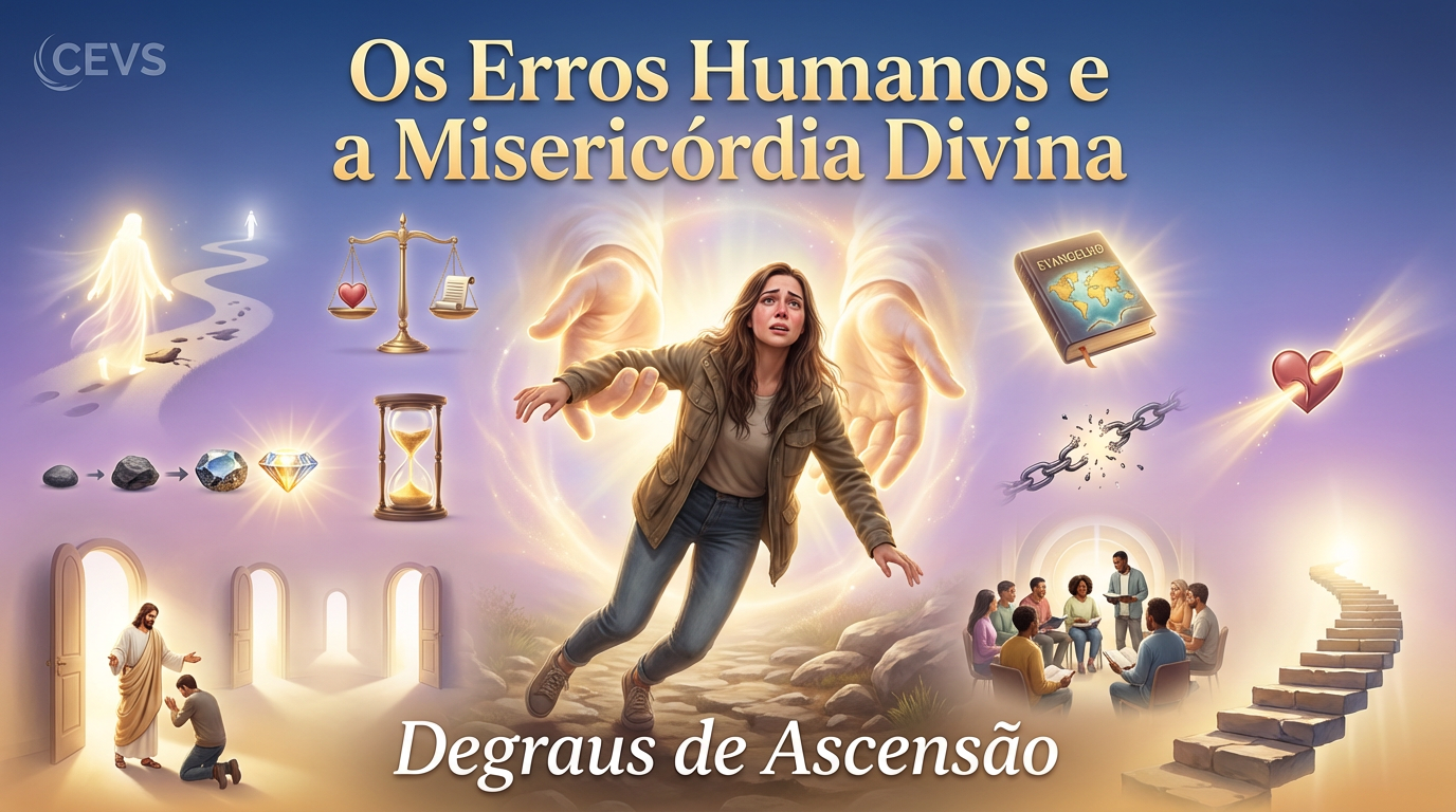 Os Erros Humanos e a Misericórdia Divina