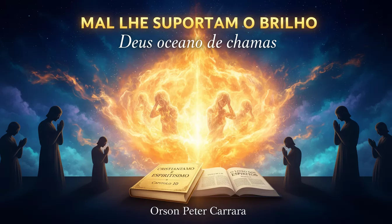 Mal lhe suportam o brilho